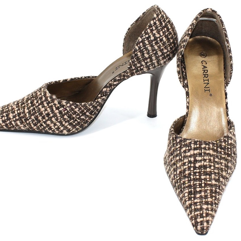 Carrini Tweed Pumps